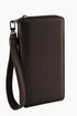 Zipper Travel wallet - Brown