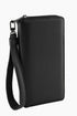 Zipper Travel wallet - Black